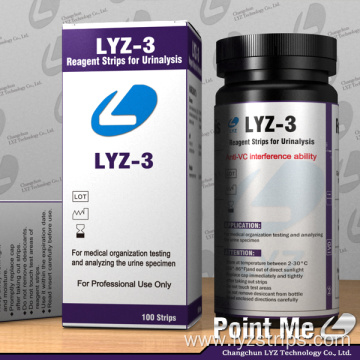 LYZ Urine Reagent Strip URS-3